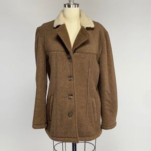 Braeton Brown Jacket with Buttons